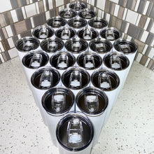 Load image into Gallery viewer, 20oz Skinny Straight Blank Sublimation Tumblers — 25 Pack | Wholesale Bulk
