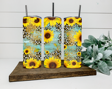 Load image into Gallery viewer, Sunflower 20oz. Skinny Tumbler
